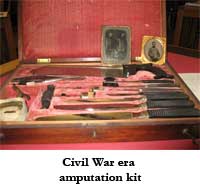 Civil War era amputation kit Civil War era amputation kit