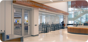 Galter Library Entrance