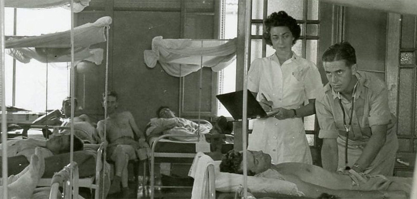 On the wards, Livorno, Italy WWII