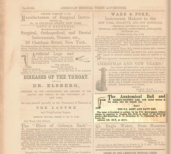 Scanned page from The American medical times 