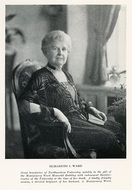 Seated portrait of Elizabeth Ward.